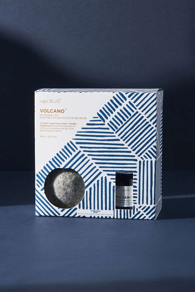  Capri Blue Volcano Dryer Ball Kit – Includes 3 100% Wool Dryer  Balls +1 Volcano Laundry Fragrance Oil – Reusable Dryer Balls Eliminate  Wrinkles, Static & Lint – Cruelty Free 