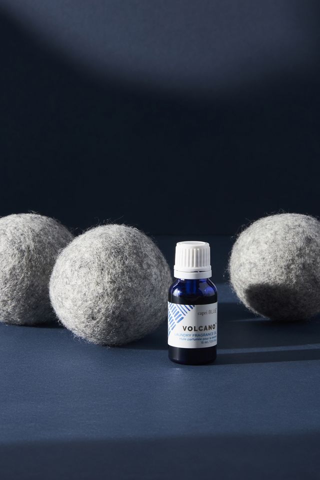  Capri Blue Volcano Dryer Ball Kit – Includes 3 100% Wool Dryer  Balls +1 Volcano Laundry Fragrance Oil – Reusable Dryer Balls Eliminate  Wrinkles, Static & Lint – Cruelty Free 