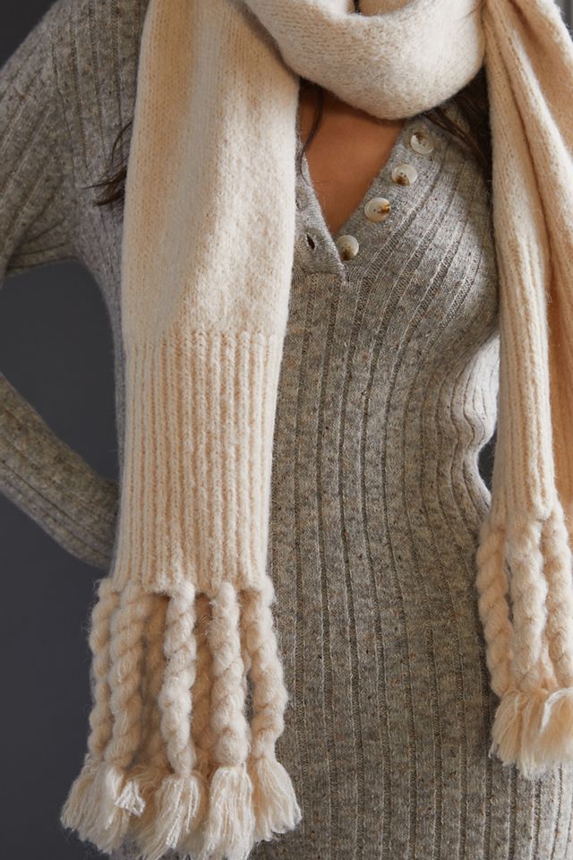 Braided Fringe Scarf #3