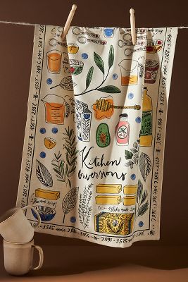 Kitchen Conversions Dish Towel Anthropologie   64624331 015 B