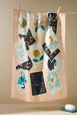 Tarot Cards Dish Towel
