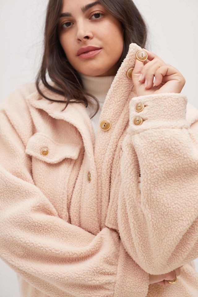 Daily Practice by Anthropologie Fleece Bomber Jacket #7