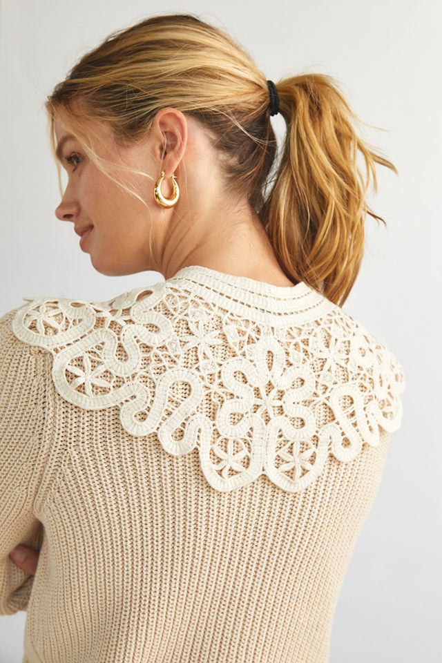 Striped Crochet Collar #2