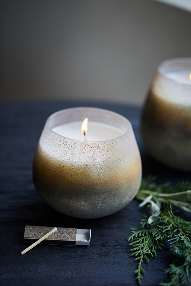 Rosy Rings Purple Ceramic Candle, White Cedar + Sage #2