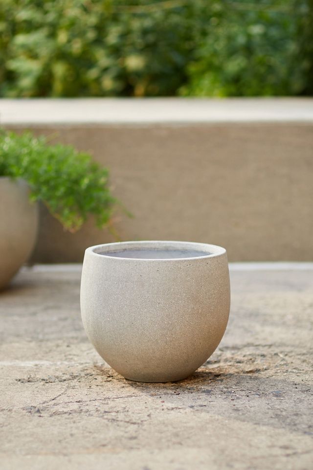 Fiber Concrete Egg Planter, 16" #2