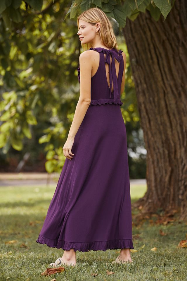 anthropologie ruffled maxi dress By Anthropologie Ruffled Maxi Dress