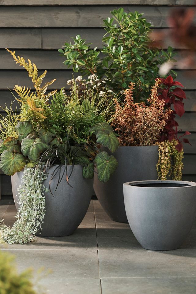 Fiber Egg Planter, 16"