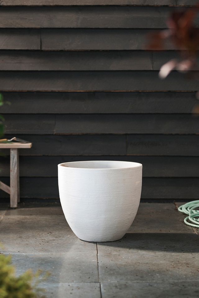 Sanded Fiber Egg Planter, 20” #1