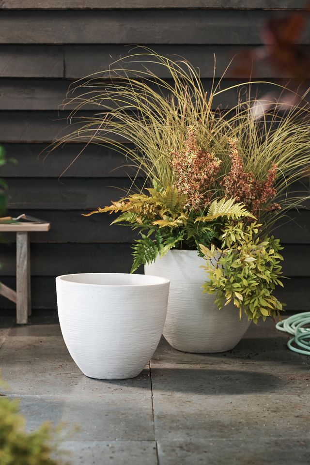 Sanded Fiber Egg Planter, 20” #2