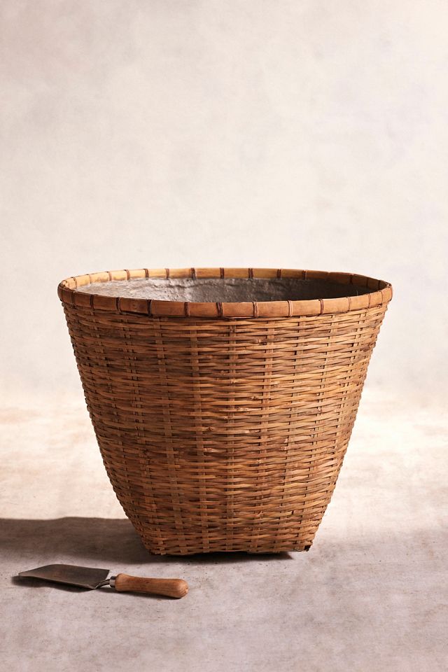 Bamboo Fiber Planter, 24" #2