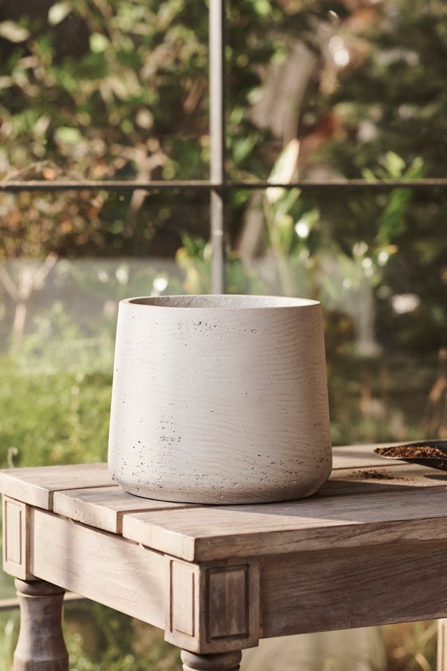 Fiber Cement Drop Planter, 9" #1