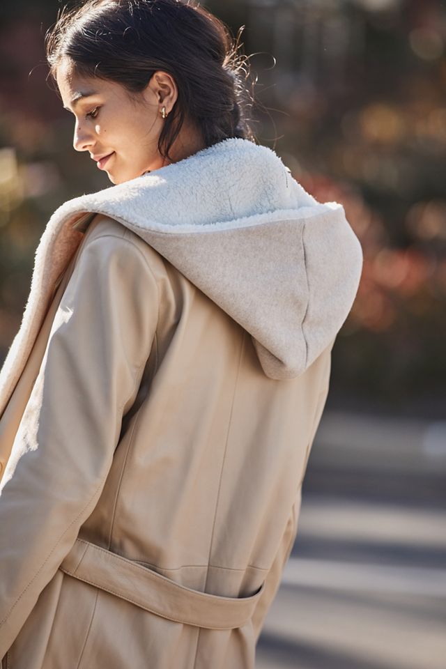 Sherpa-Lined Hooded Scarf #2