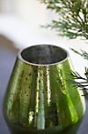 Aged Green Metallic Vase #4
