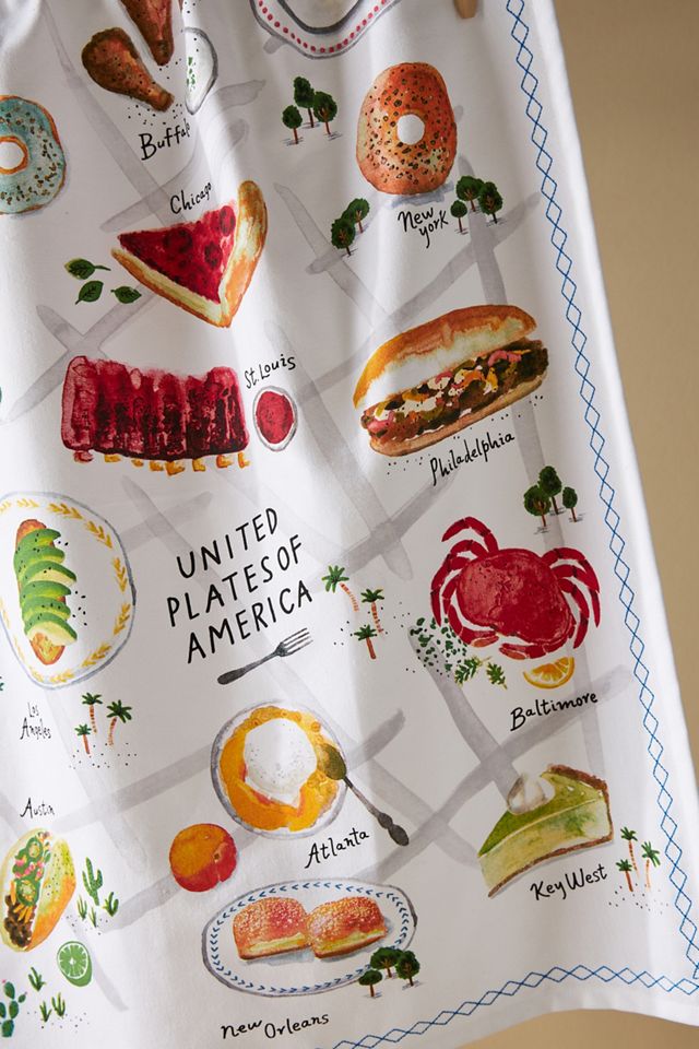 United Plates Dish Towel #1