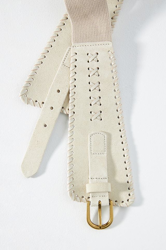 Suede Corset Belt | Anthropologie display picture 2