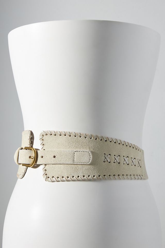 Suede Corset Belt | Anthropologie display picture 2