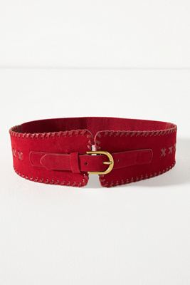 Anthropologie Suede Corset Belt Suede Corset Belt | Anthropologie main image 4