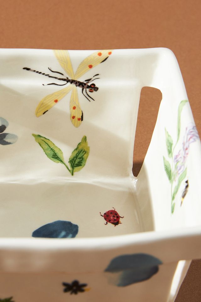 Floral Ceramic Berry Basket by Anthropologie