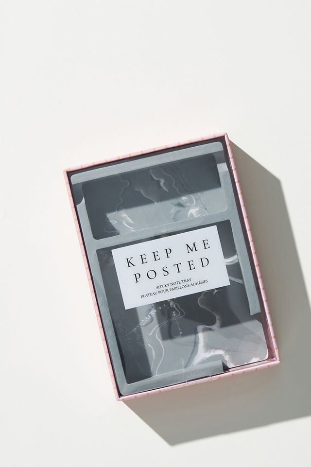 Keep Me Posted Sticky Note Tray #1