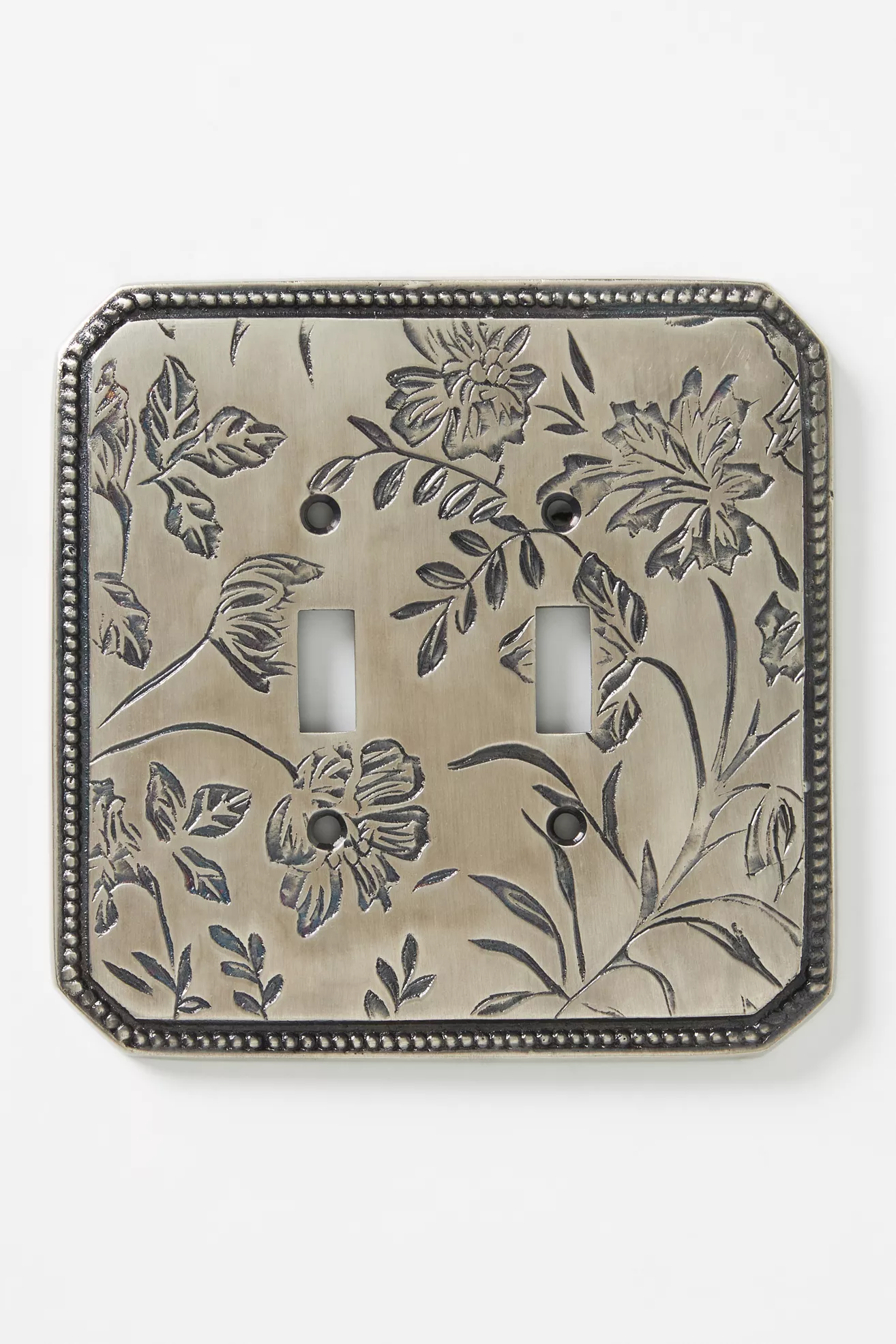 Joan Etched Floral Metal Switch Plate - thumbnail 8
