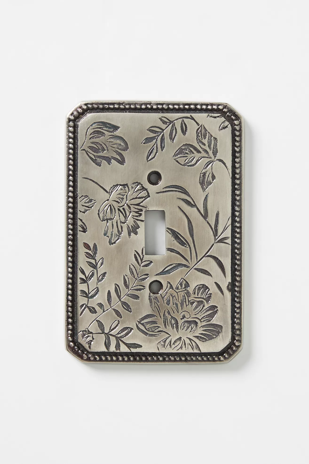 Joan Etched Floral Metal Switch Plate - thumbnail 5