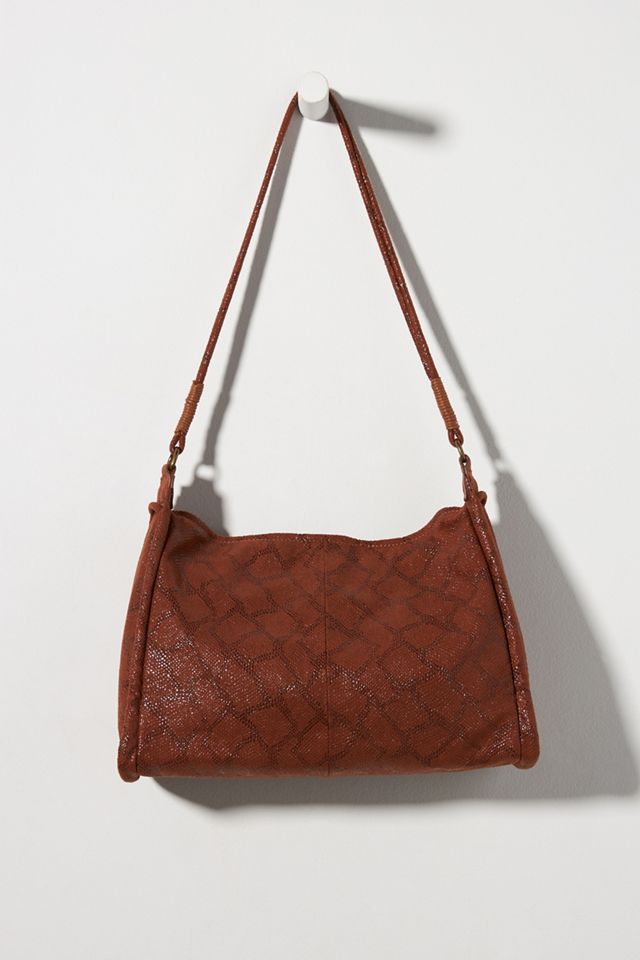 Snake-Printed Shoulder Bag #1