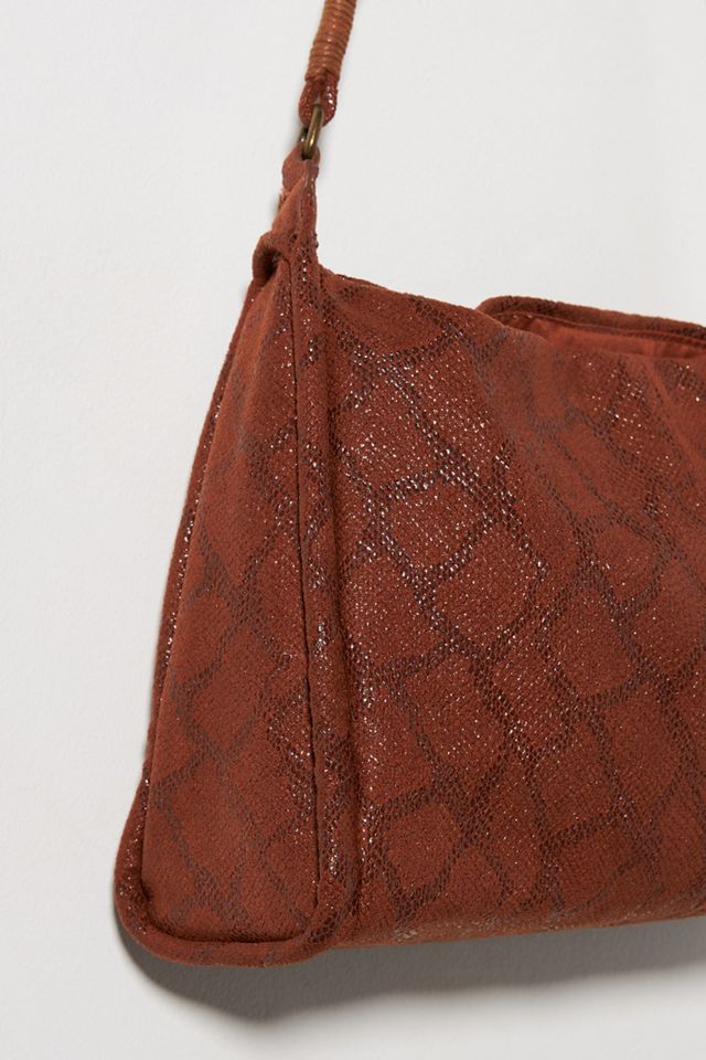 Snake-Printed Shoulder Bag #2