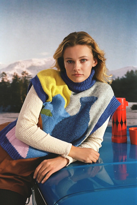 Laura Dalgaard Fruit Still Life Sweater Vest | Anthropologie