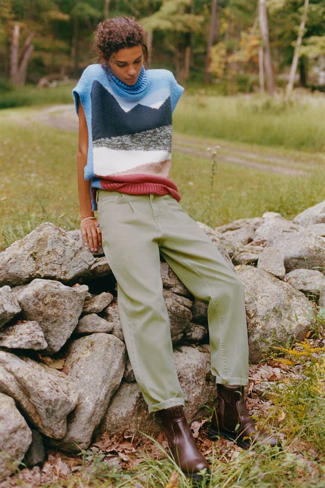 Laura Dalgaard Landscape Turtleneck Sweater Vest | Anthropologie