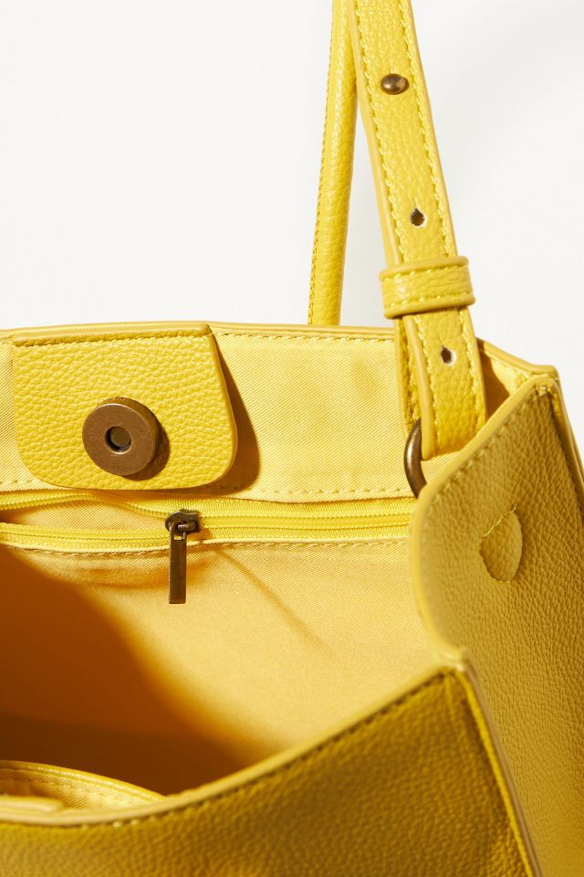 Anthropologie Yellow Tote Bags
