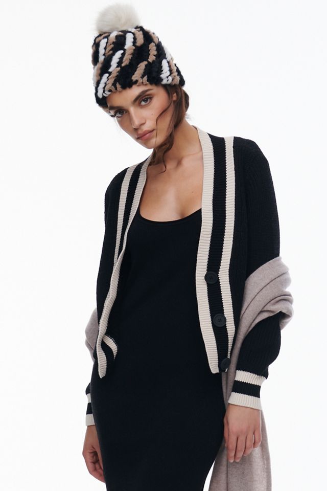 Pommed Faux Fur Beanie #1