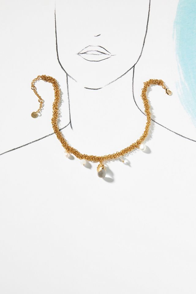 Anita Berisha Droplet Collar Necklace | Anthropologie