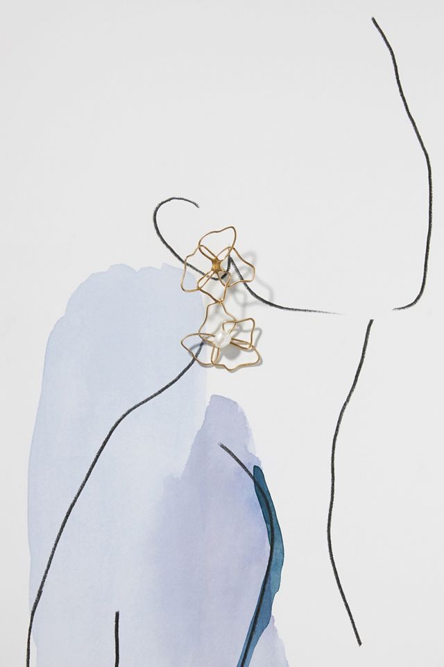 Anita Berisha Blooming Drop Earrings #2