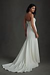 Jenny by Jenny Yoo Willow Strapless Floral-Detail Convertible Sheath Wedding Gown #2