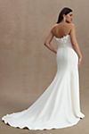 Jenny by Jenny Yoo Willow Strapless Floral-Detail Convertible Sheath Wedding Gown #9