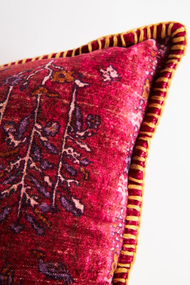 Velvet Minerva Pillow | AnthroLiving