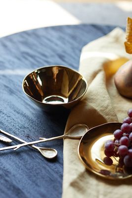 Gold Porcelain Bowl, Small