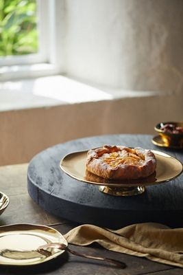 Gold Porcelain Cake Stand