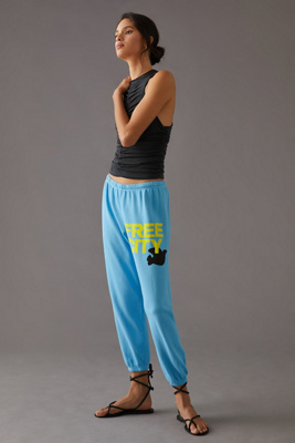 free city sweatpants blue