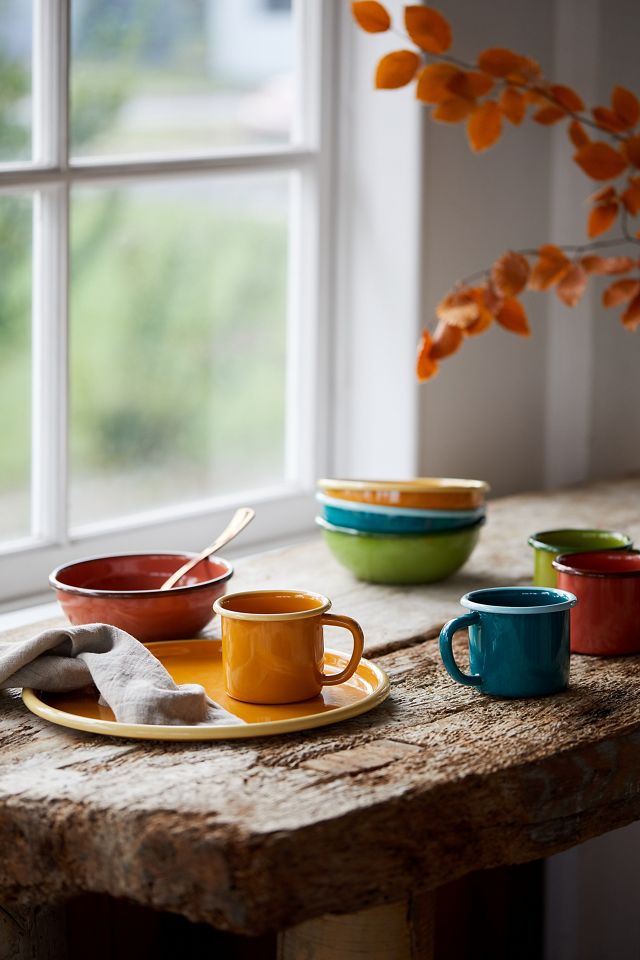 Color Fill Enamel Cereral Bowl #2