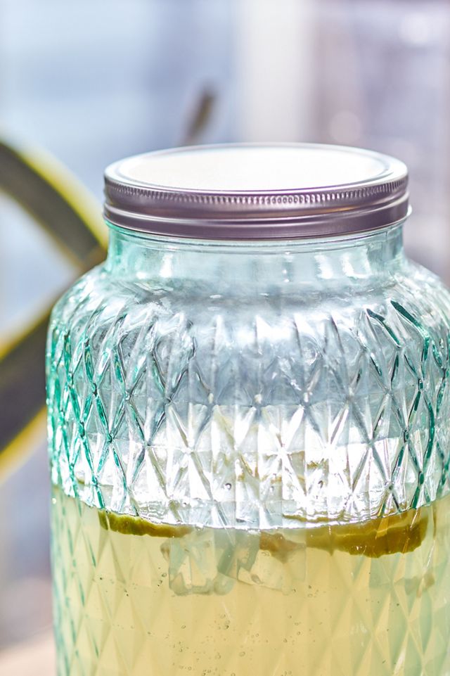 Diamond Glass Beverage Dispenser #1