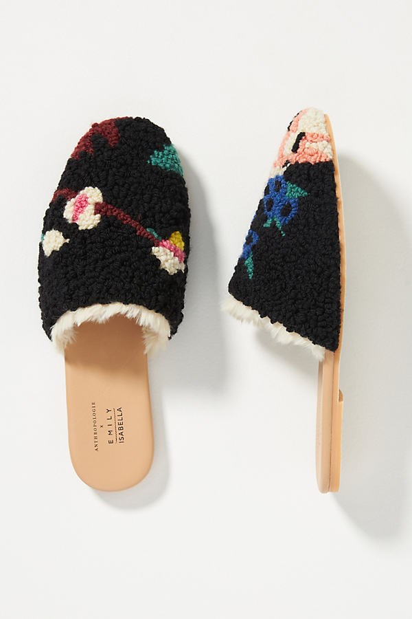 Emily Isabella Floral Slippers
