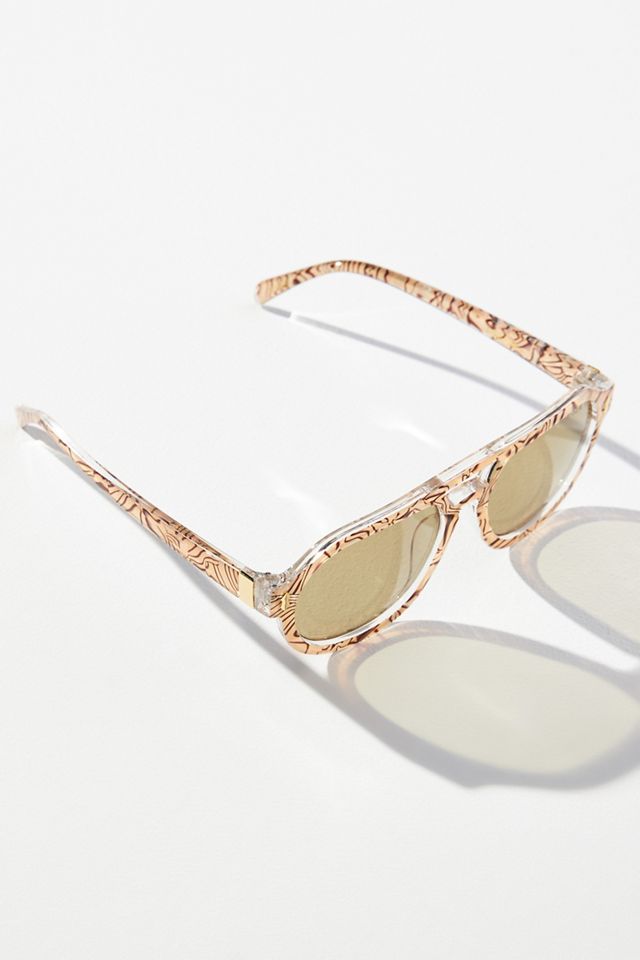 Round Aviator Sunglasses | Anthropologie