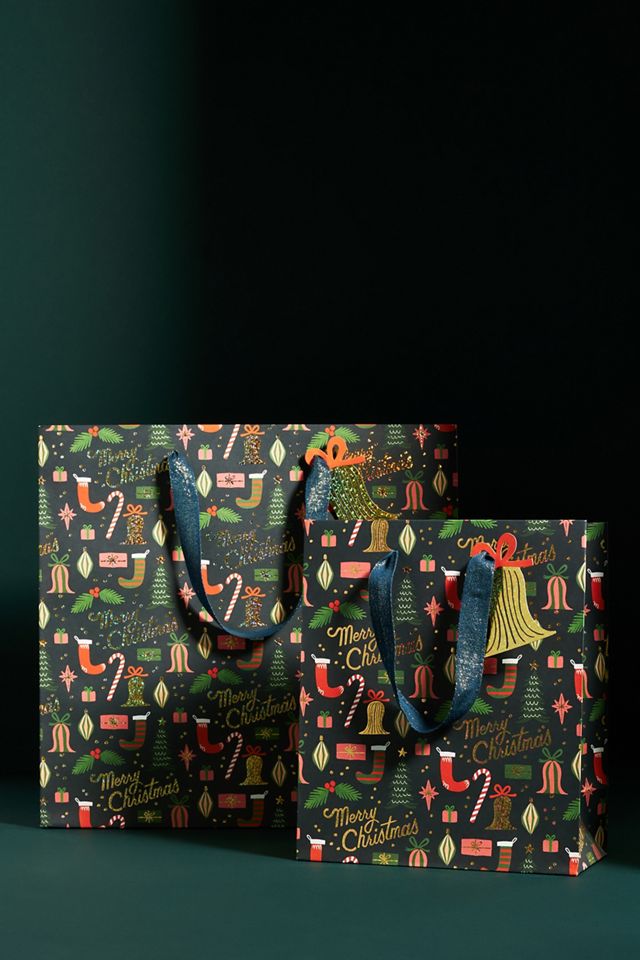 Rifle Paper Co. Deck The Halls Holiday Gift Bag