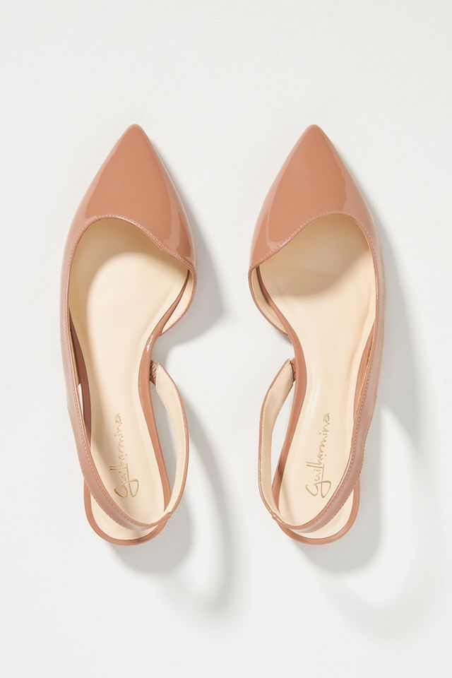 Guilhermina Pointed-Toe Slingback Flats #1