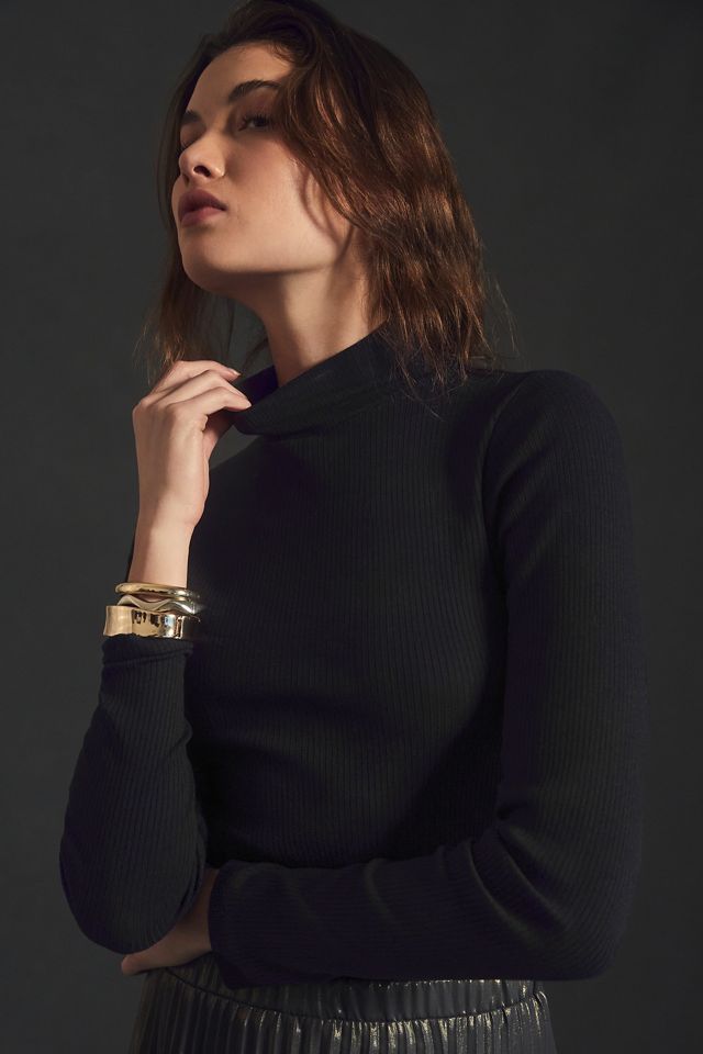 Maeve Ribbed Turtleneck #2