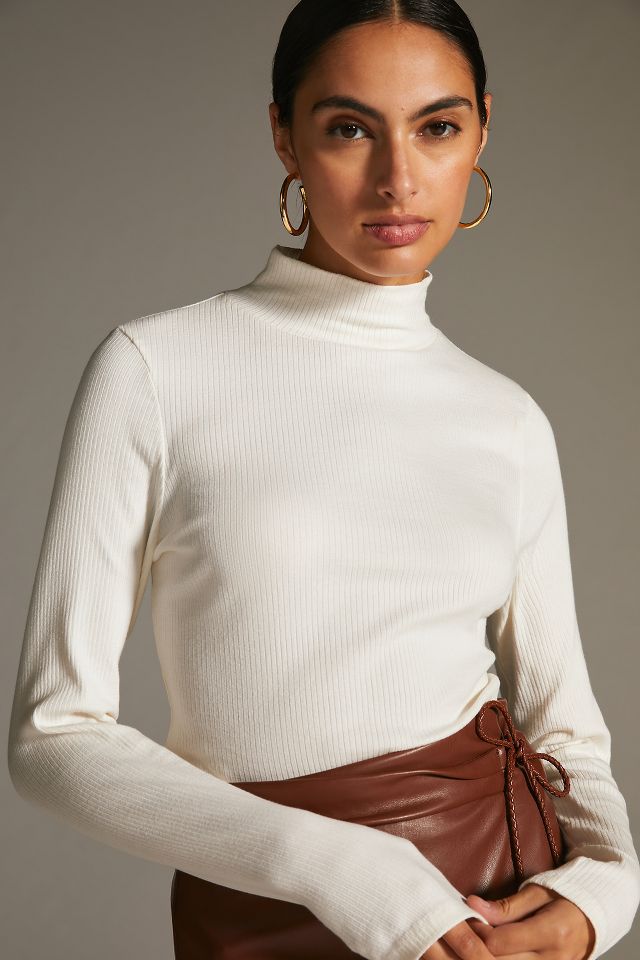 Maeve Ribbed Turtleneck