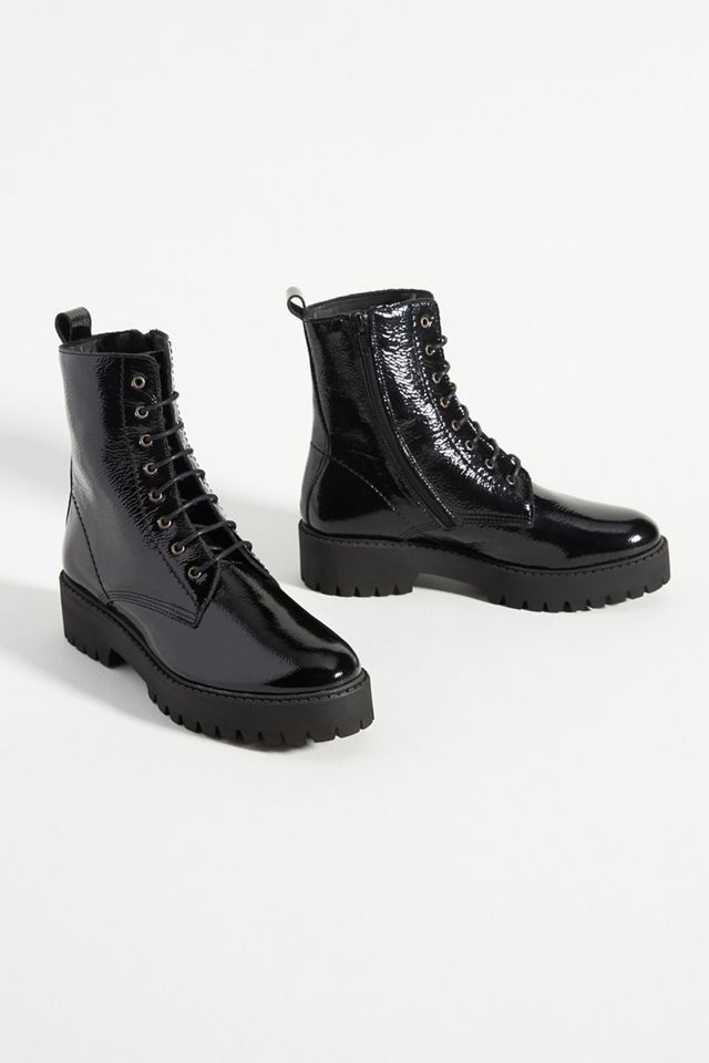 Maeve Patent Leather Boots #1