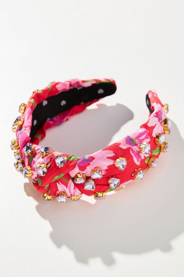 Lele Sadoughi Heart Crystal Headband | Anthropologie