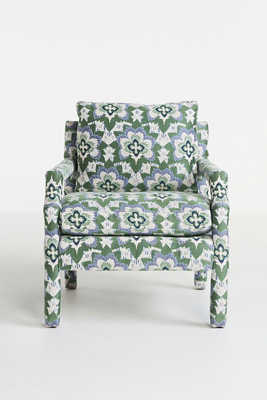 Astrea Jacquard-Woven Delaney Chair - Thumbnail 4